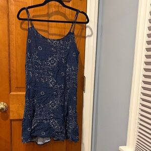 Hollister Navy Floral Camisole Dress